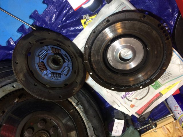 Clutch plate and pressure plate.JPG